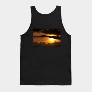 Dramatic sunset with dark clouds Tank Top